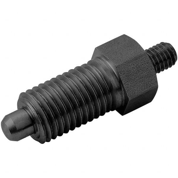 M6x0.75, 10mm Thread Length, 3mm Plunger Diam, Hardened Locking Pin Knob Handle Indexing Plunger MPN:K0341.1903