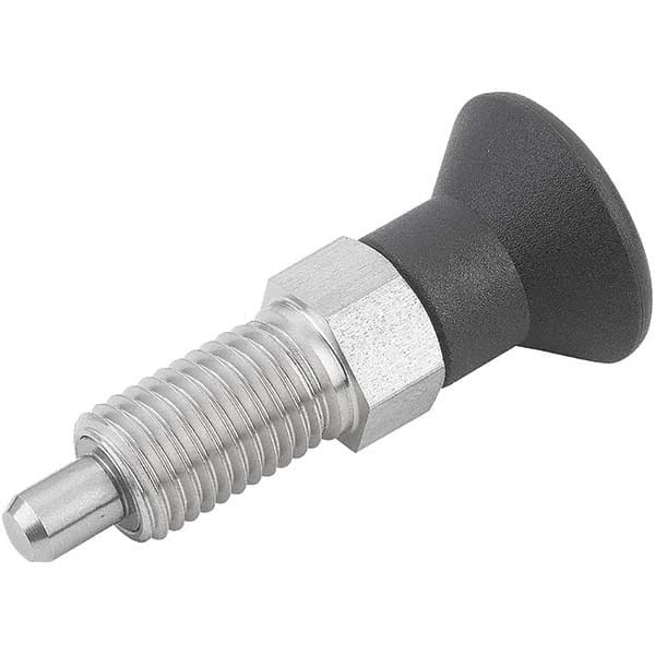 M16x1.5, 23mm Thread Length, 8mm Plunger Diam, Hardened Locking Pin Knob Handle Indexing Plunger MPN:K0630.201308