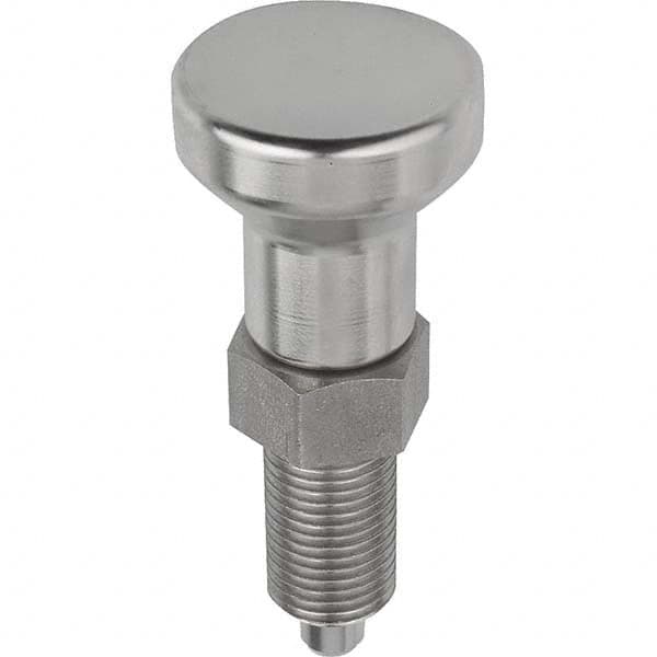 3/4-10, 25mm Thread Length, 10mm Plunger Diam, Hardened Locking Pin Knob Handle Indexing Plunger MPN:K0632.001410A7