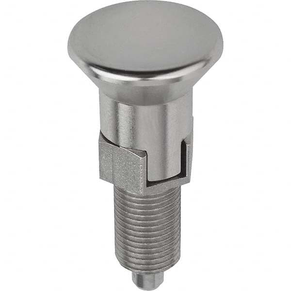 1/2-13, 17mm Thread Length, 6mm Plunger Diam, Hardened Locking Pin Knob Handle Indexing Plunger MPN:K0632.003206A5