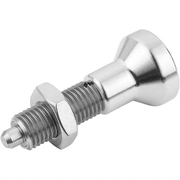 M10x1, 24mm Thread Length, 5mm Plunger Diam, Locking Pin Knob Handle Indexing Plunger MPN:K0634.112105