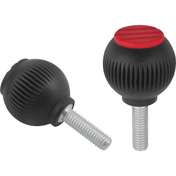 Ball Knob: Threaded Stem, 1.5748