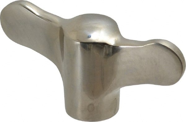 5/16-18 Hole Thread, 75mm Head Length, Stainless Steel, Tapped Bar / Wing Knob MPN:K0273.2A3