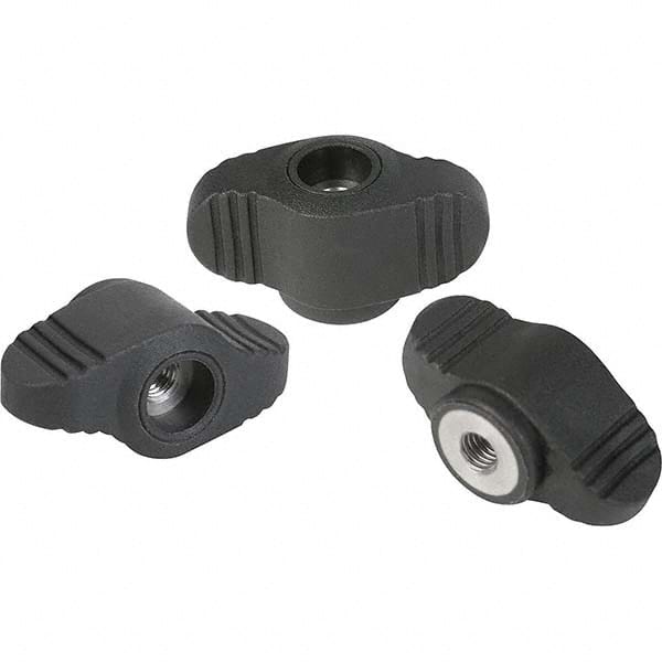 10-32 Hole Thread, 28mm Head Length, Female Insert Bar / Wing Knob MPN:K0658.10A1