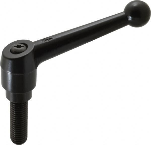 Threaded Stud Adjustable Clamping Handle: 5/8-11 Thread, 1.18