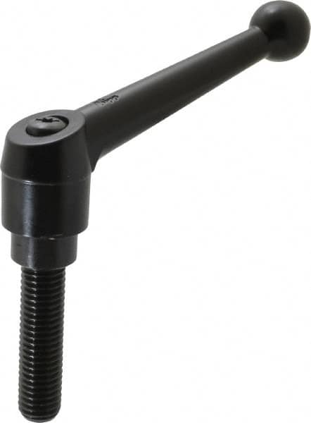 Threaded Stud Adjustable Clamping Handle: 5/8-11 Thread, 1.18