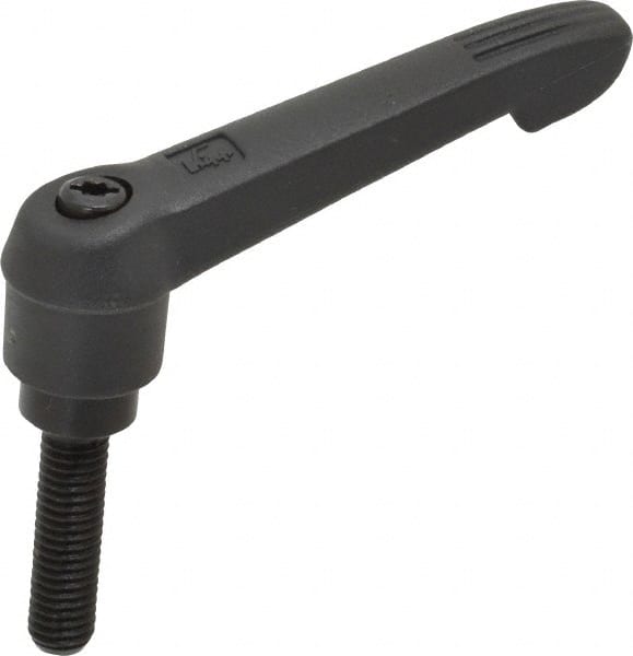 Threaded Stud Adjustable Clamping Handle: M8 x 1.25 Thread, 18 mm Hub Dia, Fiberglass Reinforced Plastic MPN:K0269.2081X30