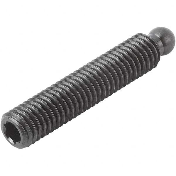 Set Screw: M10 x 60 mm, Ball Thrust Point, Steel, Grade 5.8 MPN:K0391.10X60