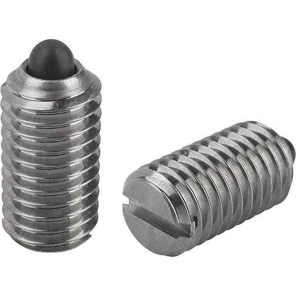 Threaded Spring Plunger: #10-32, 0.4724