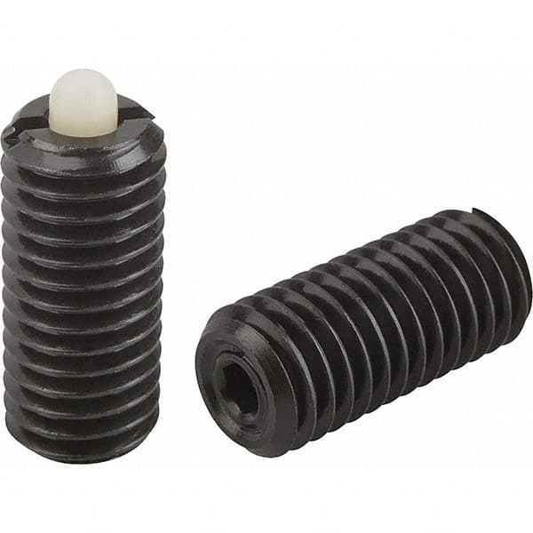 Threaded Spring Plunger: 1/4-20, 0.7874