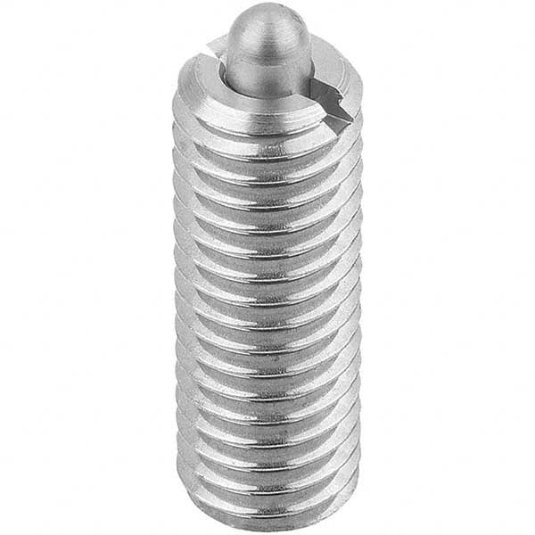 Threaded Spring Plunger: M8, 0.8661