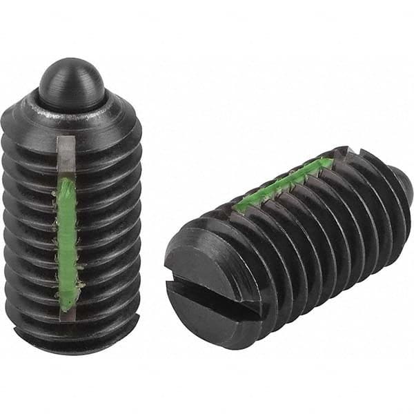 Threaded Spring Plunger: #10-32, 0.4724