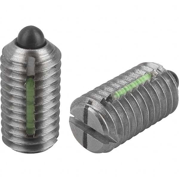 Threaded Spring Plunger: #10-32, 0.4724