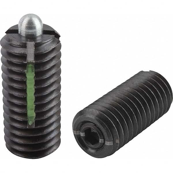 Threaded Spring Plunger: 5/8-11, 1.2598