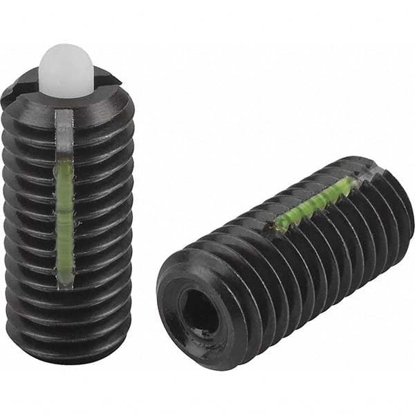 Threaded Spring Plunger: 1/2-13, 1.1024