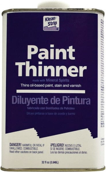 Paint Thinner: 1 qt Can MPN:QKPT94003