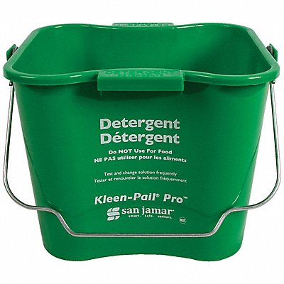 Cleaning Bucket 1 1/2 gal Green MPN:KPP196GN