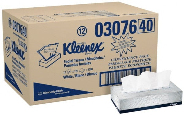 Kleenex Professional Facial Tissue for Business (03076), Flat Tissue Boxes MPN:03076