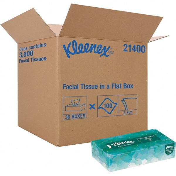 Kleenex Facial Tissue for Business (21400), Flat Tissue Boxes MPN:21400