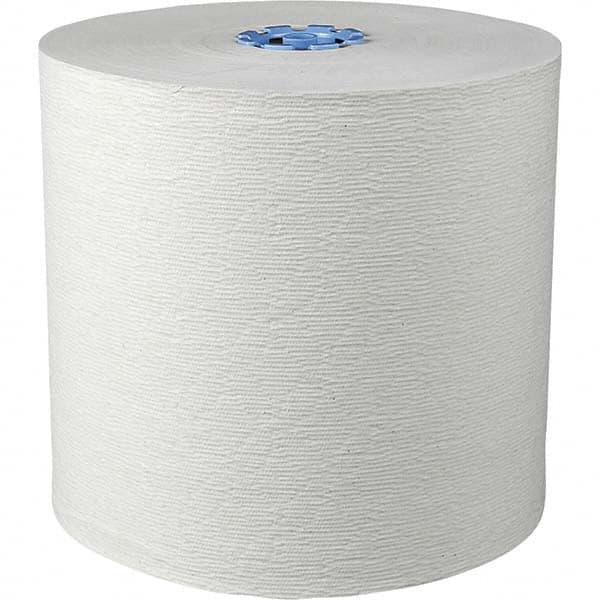 Paper Towels: Hard Roll, 6 Rolls, 1 Ply, Recycled Fiber, White MPN:25637