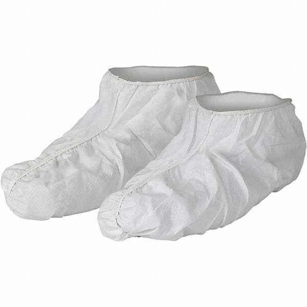 Shoe Cover: Chemical-Resistant, Film Laminate, White MPN:27000