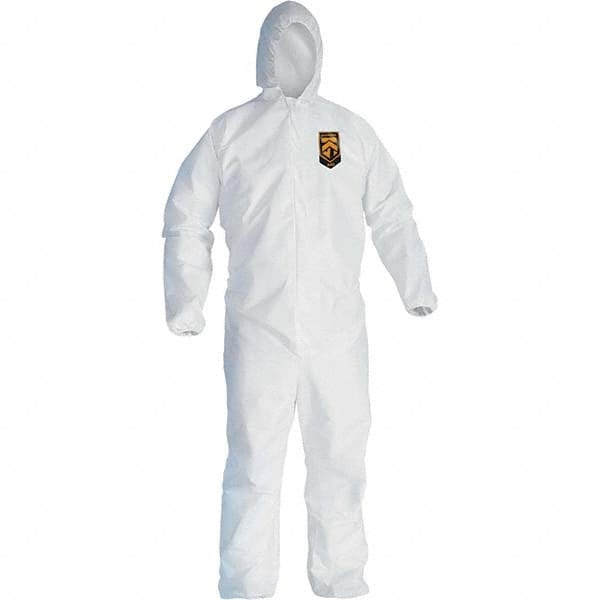 Disposable Coveralls: Size 5X-Large, Microporoous Film Laminate, Zipper Closure MPN:27158