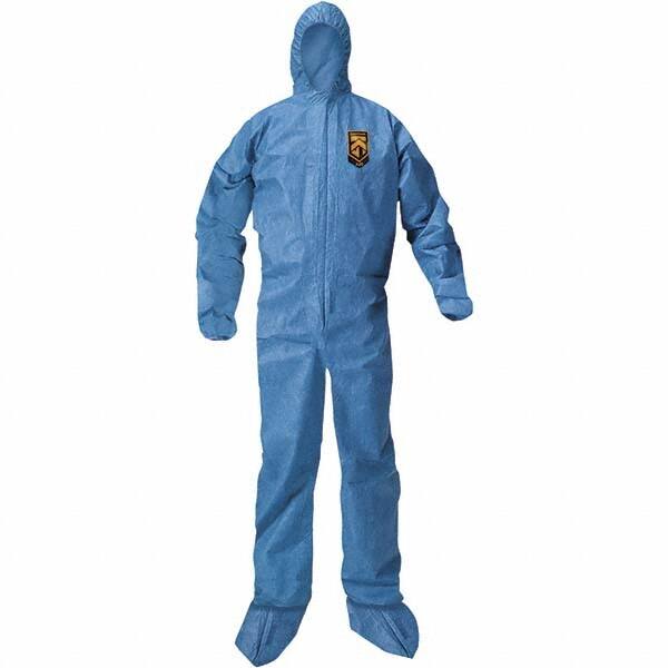 Disposable Coveralls: Size 5X-Large, SMS, Zipper Closure MPN:30910