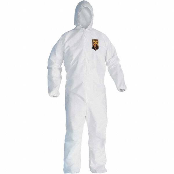 Disposable Coveralls: Size 5X-Large, SMS, Zipper Closure MPN:30924