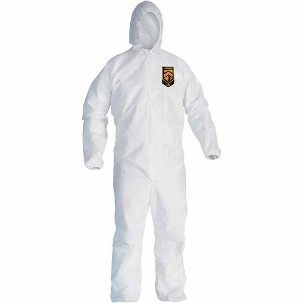 Disposable Coveralls: Size 6X-Large, SMS, Zipper Closure MPN:30932