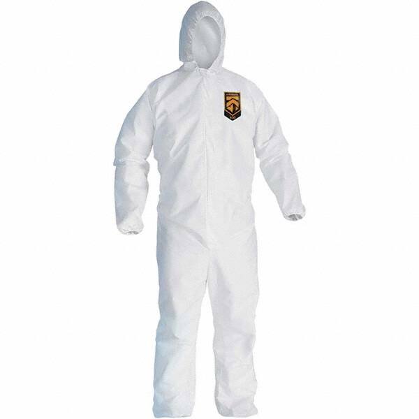 Disposable Coveralls: Size 5X-Large, SMS, Zipper Closure MPN:30936