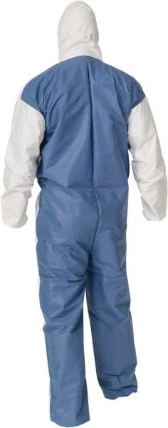 Disposable Coveralls: Size X-Large, SMS, Zipper Closure MPN:37163