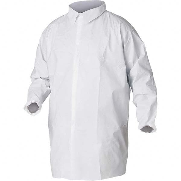 Lab Coat: Size Medium, Microporous Film MPN:44442