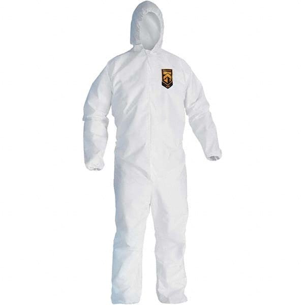 Disposable Coveralls: Size 4X-Large, SMS, Zipper Closure MPN:49117