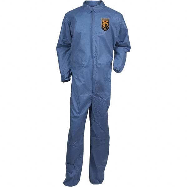 Disposable Coveralls: Particle Protection, Size 2X-Large, 1.15 oz, SMMMS, Zipper Closure MPN:58505
