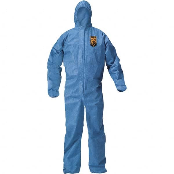 Disposable Coveralls: Size 4X-Large, SMS, Zipper Closure MPN:58517