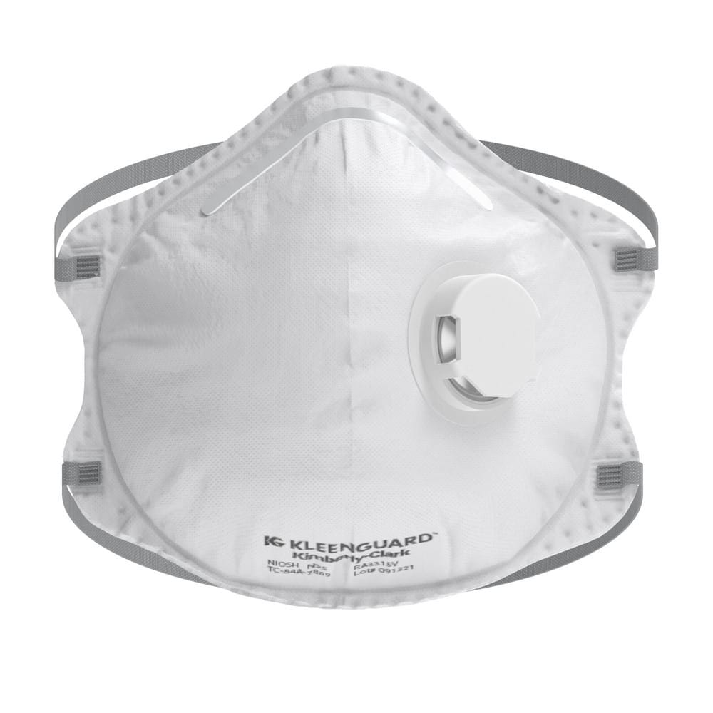 N/A N95 Respirator, Particulate Respirator & Face Mask  Contains Nose Clip,  White,  Size Universal MPN:54626