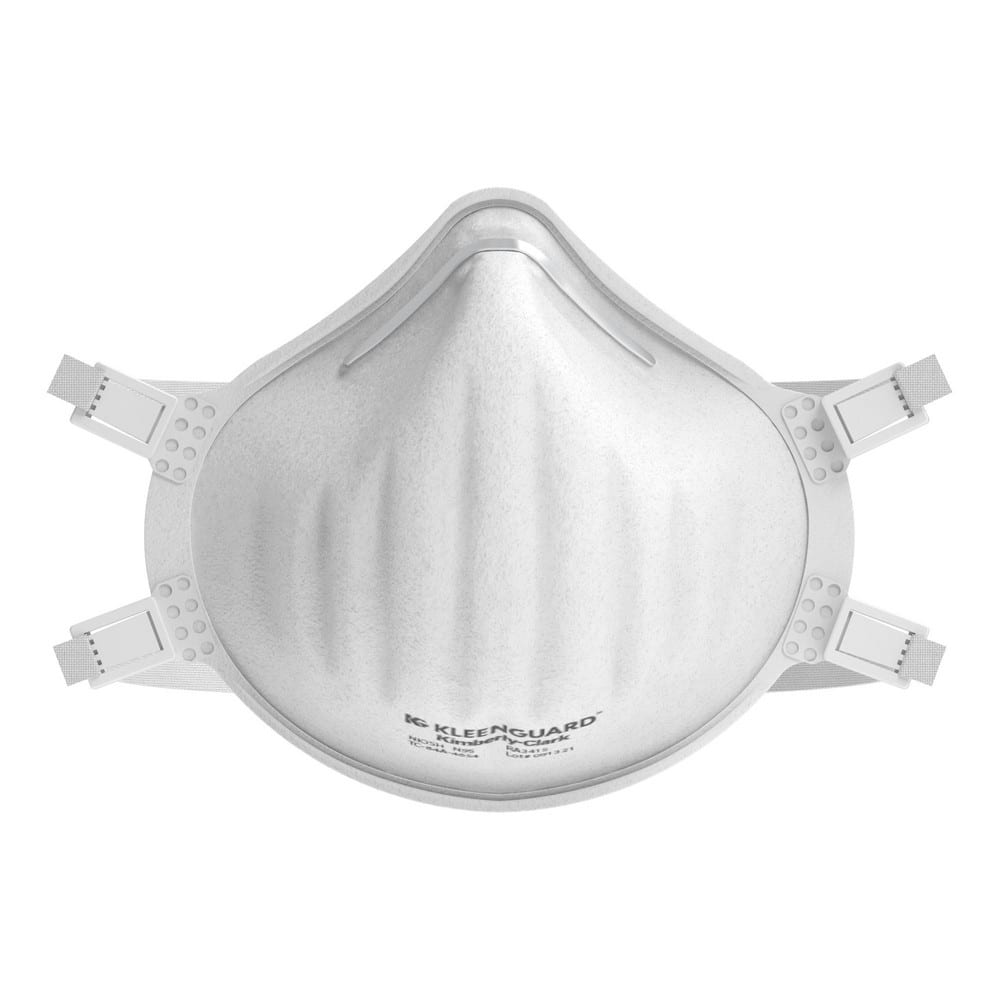 N95 Respirator, Particulate Respirator & Face Mask: Contains Nose Clip, White, Size Universal MPN:54627