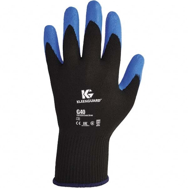 General Purpose Work Gloves: Small, Nitrile Coated, Nylon MPN:40225