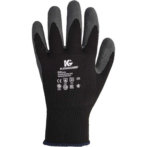General Purpose Work Gloves: Medium, Latex Coated, Latex Coated, Poly & Cotton MPN:97271