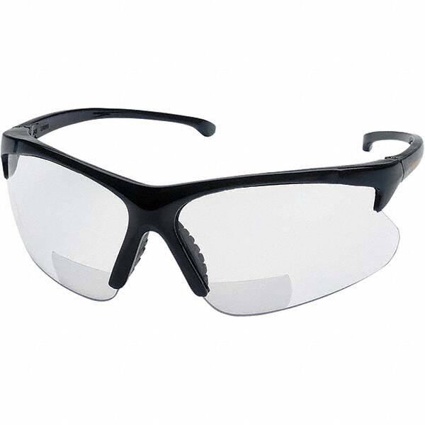 Magnifying Safety Glasses: +3, Clear Lenses, Scratch Resistant, ANSI Z87.1-2010 MPN:19892