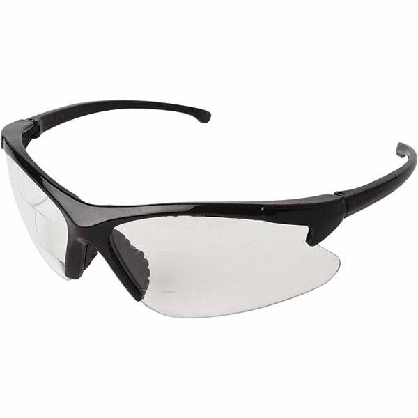 Magnifying Safety Glasses: +1.5, Clear Lenses, Scratch Resistant, ANSI Z87.1-2010 MPN:20387