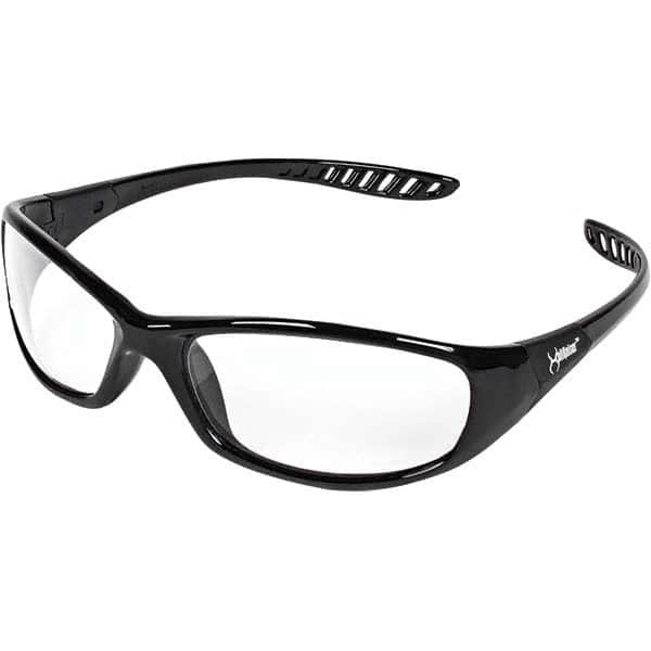 Safety Glass: Scratch-Resistant, Polycarbonate, Clear Lenses, Frameless, UV Protection MPN:20539