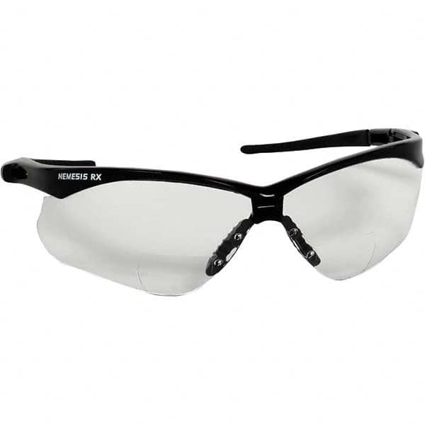 Magnifying Safety Glasses: +3, Clear Lenses, Scratch Resistant, ANSI Z87.1-2010 MPN:28630