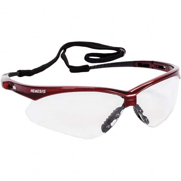 Safety Glass: Anti-Fog & Scratch-Resistant, Polycarbonate, Clear Lenses, Full-Framed, UV Protection MPN:47378