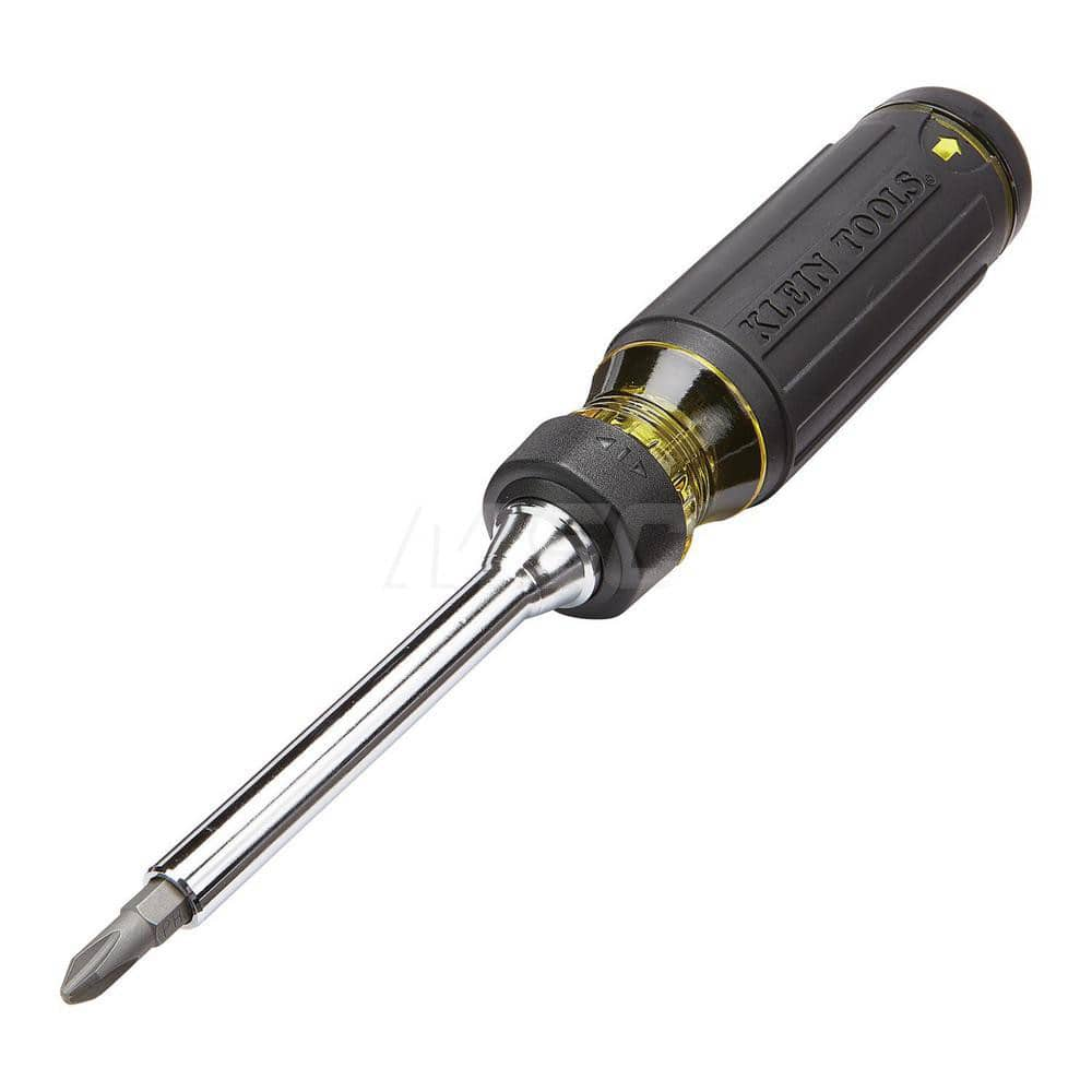 Bit Screwdrivers, Tip Type: Philips, Torx, Slot, Square, Screwdriver Size Range: Torx 10, 15, 20, 25, 1, Slotted 3/16, 1/4, Phillips #0, Square #1 MPN:32305