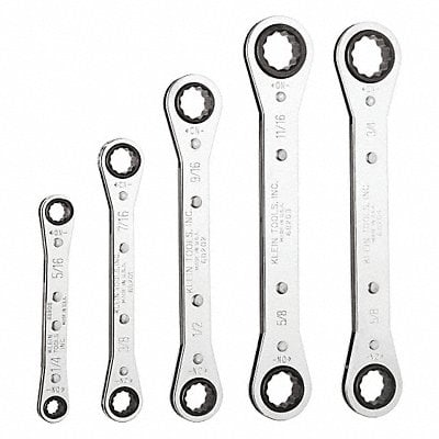 5-Piece Ratcheting Box Wrench Set MPN:68221