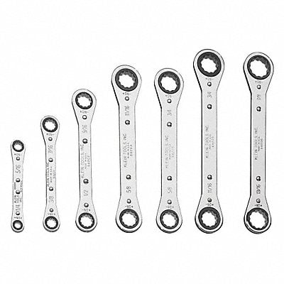 Box End Wrench Set Chrome Offset SAE MPN:68222