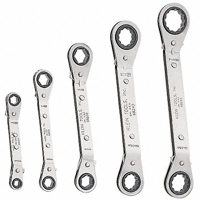 Box End Wrench Set Chrome Offset SAE MPN:68245