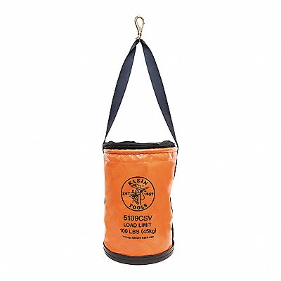 Bucket Bag Canvas Straight Wall Orange MPN:5109CSV