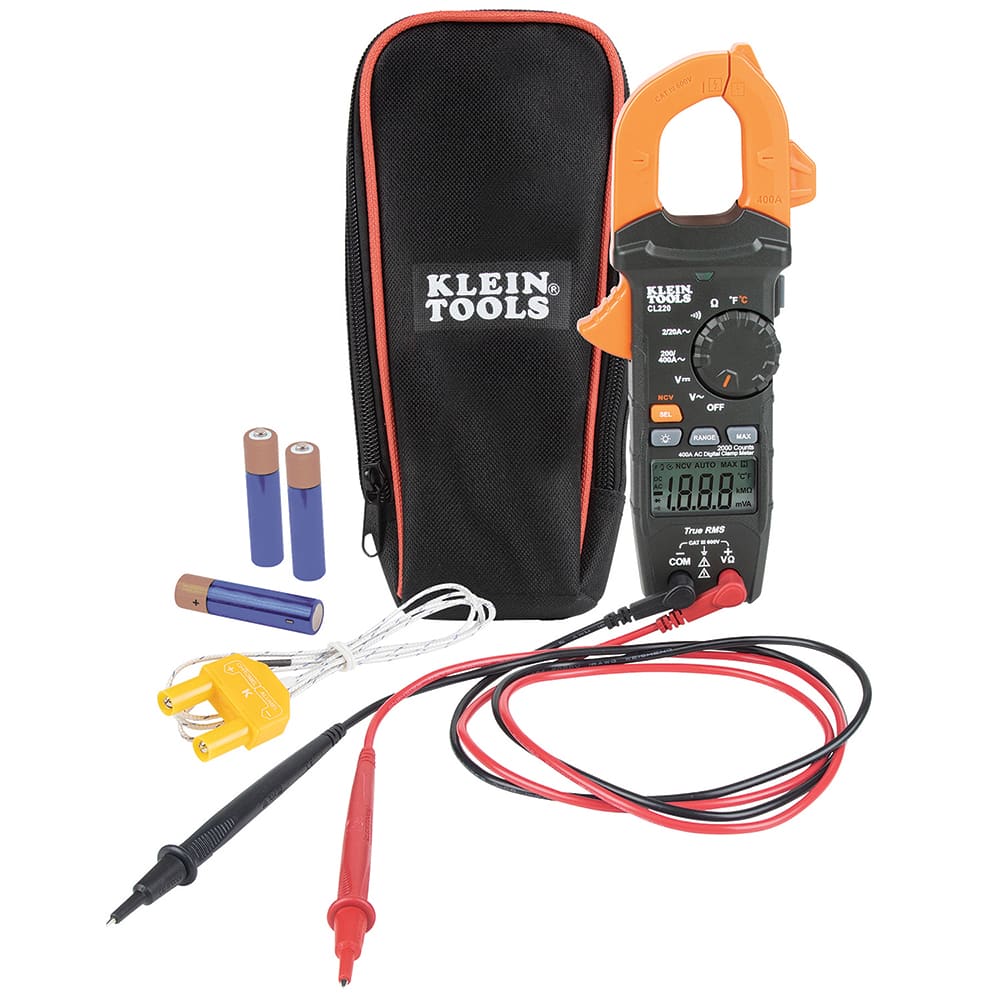 Auto Ranging Clamp Meter: CAT III & CAT IV, 1.61